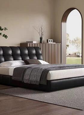 床现代简约芙床主泡卧室大气双人床.5米1.81布软包婚HOQ艺床