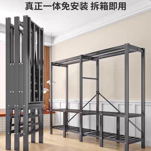新款免安款装开门卧室家用AL101896全钢架结用实耐舍出宿租屋收纳