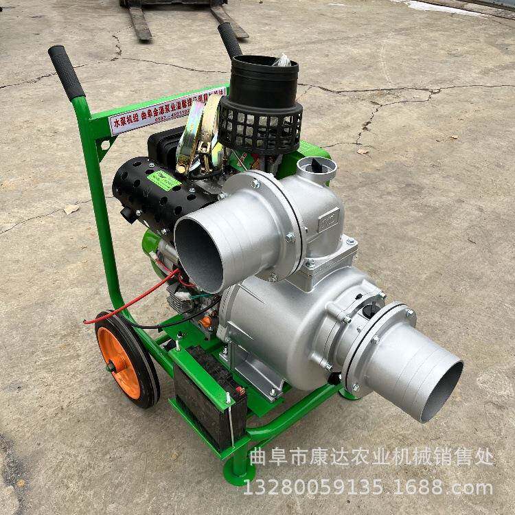 小巧轻便抽水动吸水泵防自汛排水泵吸LSG风冷柴机油自泵