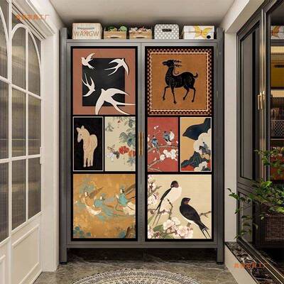 钢制阳台防晒防水储物柜杂室物容置物架铁皮柜大SMW量多层外柜收