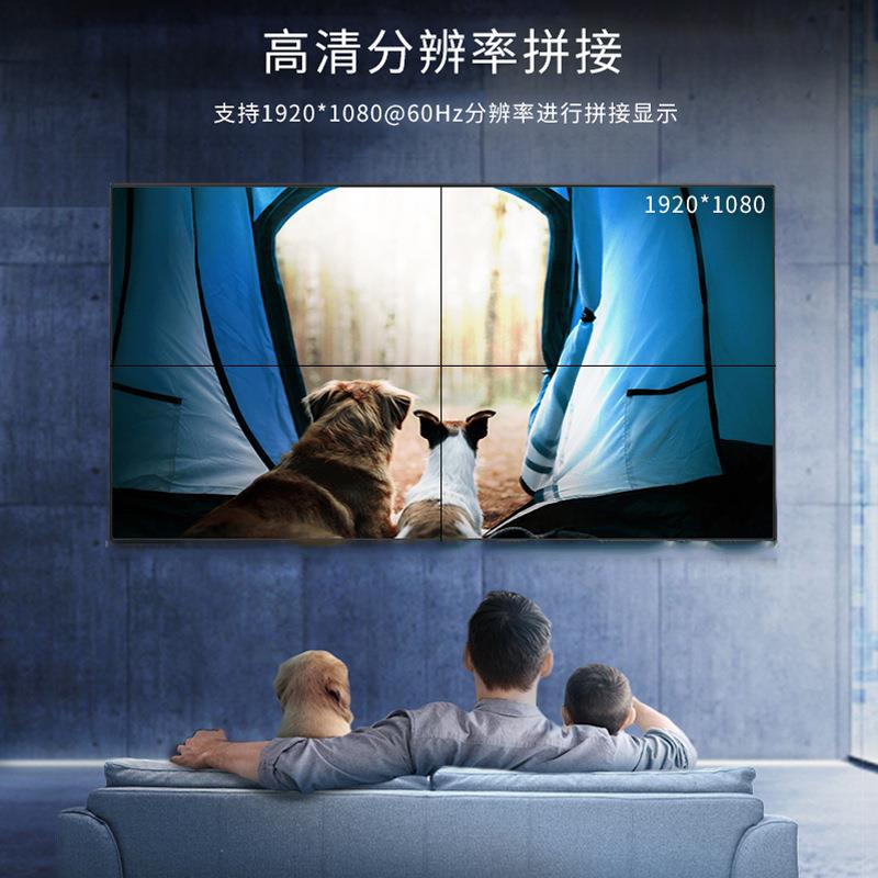 hdHDPV-PINmi画面割器进四四出4四画K面同屏显示工作室安分防监控