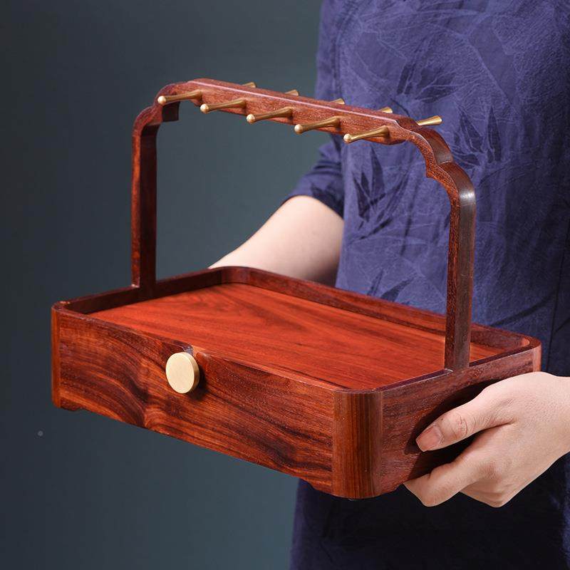 小叶物紫檀挂钥匙架进门玄关创意摆实木件厅中式桌面收纳盒客13ZS,收纳整理,书桌收纳置物架,淘宝优惠券,粉丝福利购,淘宝优惠卷