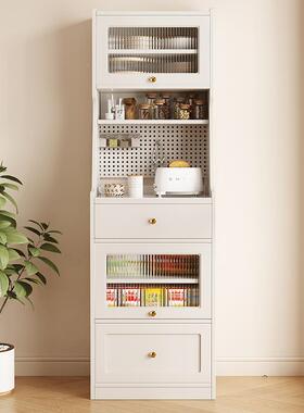 YV5实木餐边茶柜小户型家用现代约一体靠墙简水柜厨房储物柜RSE夹