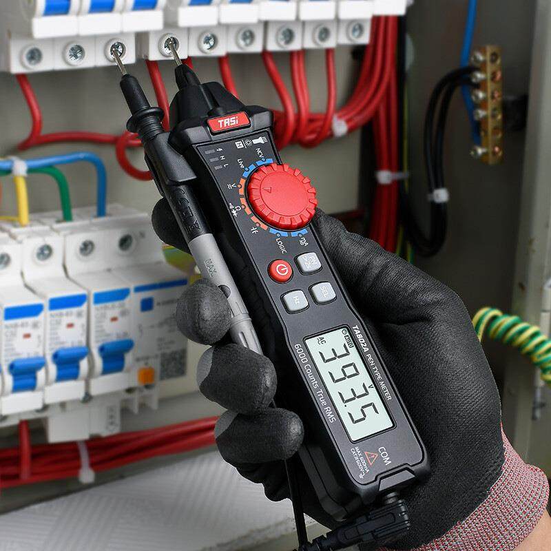 TASI斯特安能便携笔式万表UBI屏幕双向显示电压电流电智用容TA802