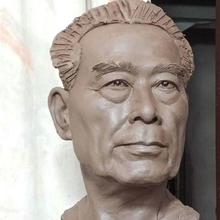 设名计校园古名玻璃PAU人钢仿铜雕塑头像古代人胸像泥塑半身像肖