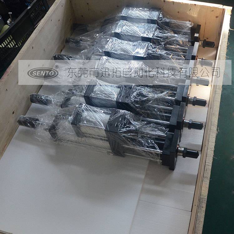迅拓厂家直销气液增压缸 增压行程可调增压缸 STU可调气液增压缸