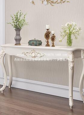 欧式关靠桌玄关柜时尚玄关玄台桌54127半圆电话桌轻奢简约门厅柜