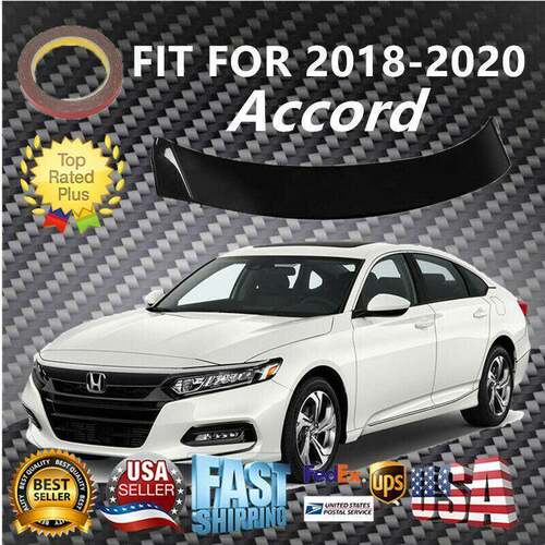 18-20accord Rear Window Roof Spoiler Wing Vent Visor后窗挡