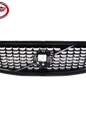 适用2023-2024XC90前保险杠上散热器亮黑色格栅32365199