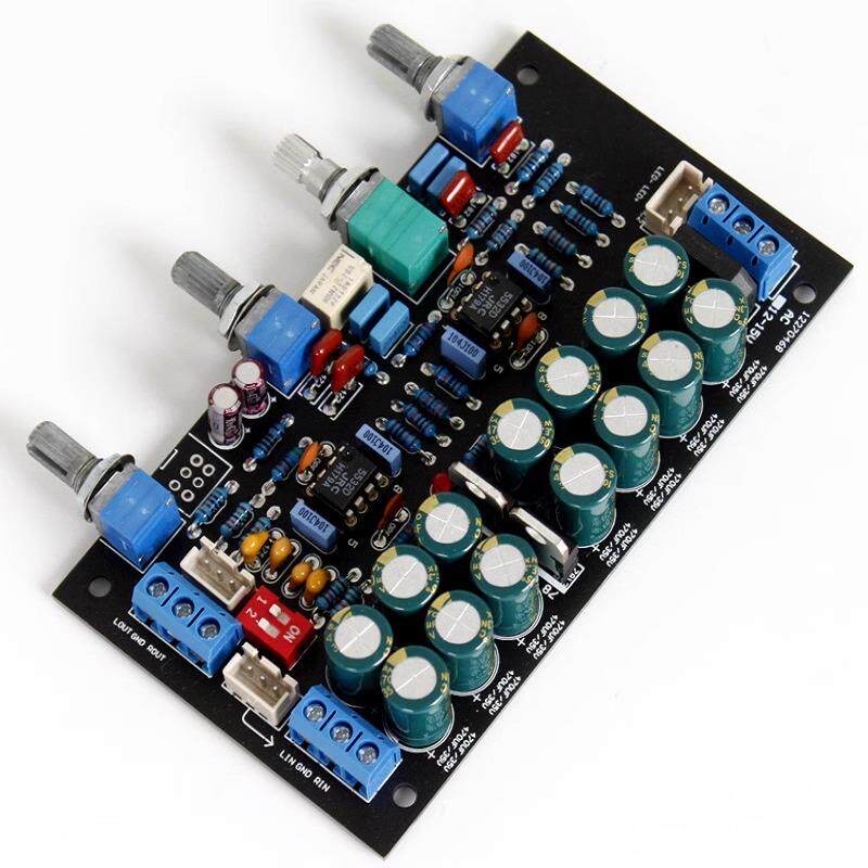 A1 HIFI前级音调板 发烧级前置板 OPA2604 运放AD827前级板