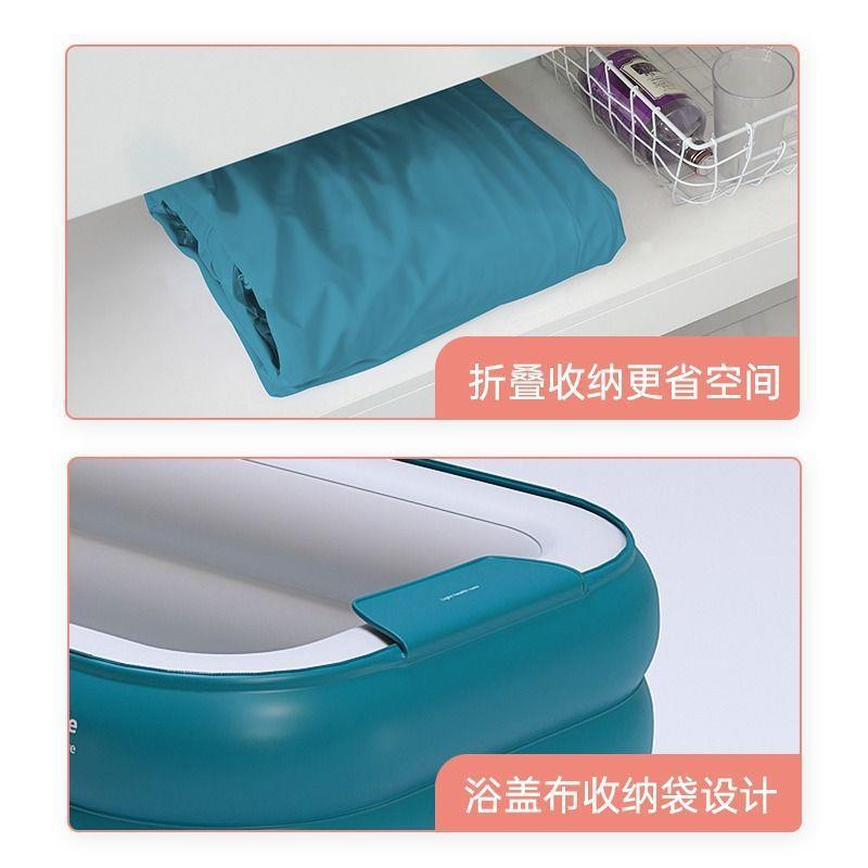 泡澡桶成人大号折叠洗澡浴桶坐浴盆儿童家用全身情侣充气浴缸