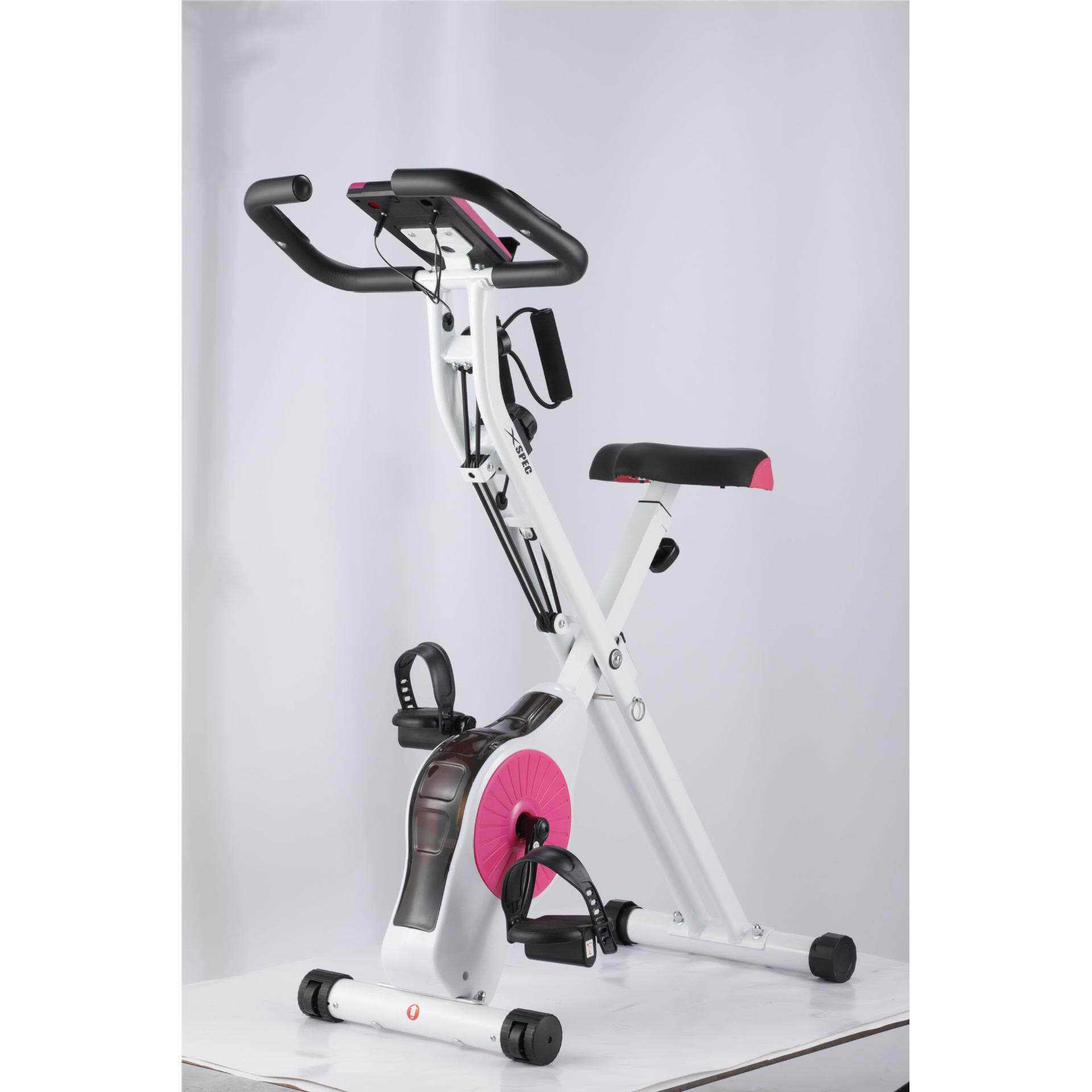 可折叠动感单车男女学生室内健身器材静音磁控靠背脚踏家用自行车