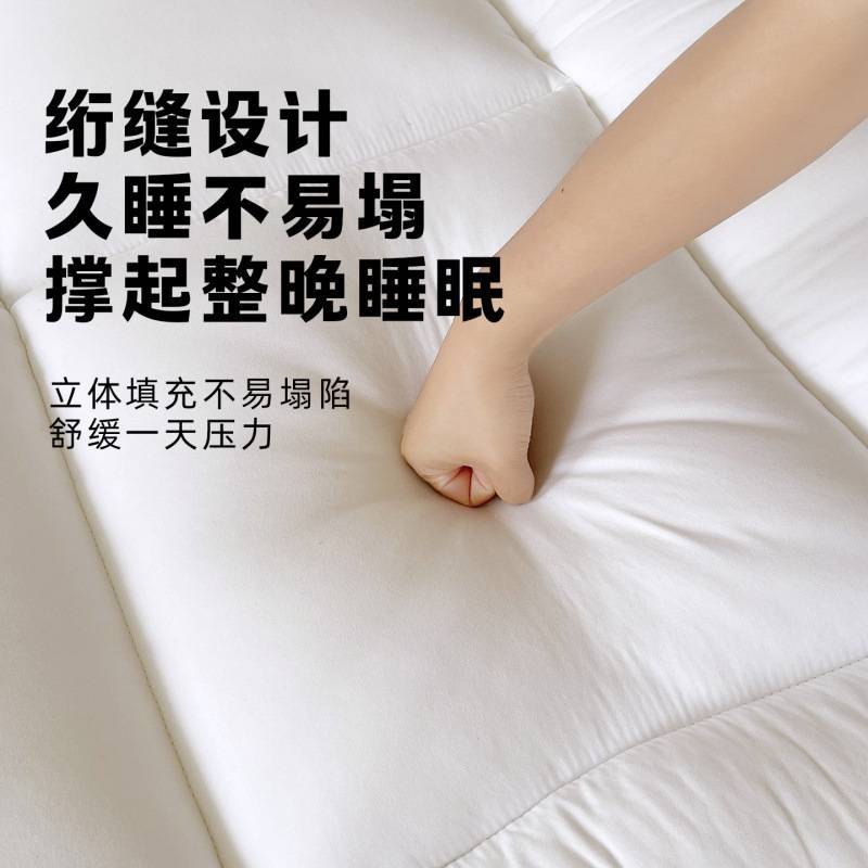 学生水洗棉床笠式软床垫日式酒店加厚立体软垫全包围床垫子榻榻米