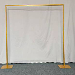 婚庆道具铁艺屏风方形拱门伸缩架子纱幔布幔舞台摆件背景调节简单