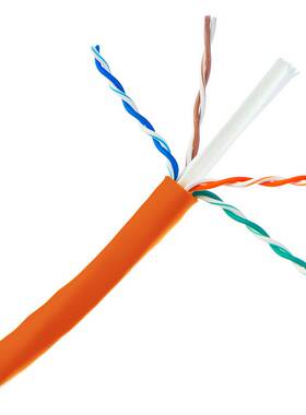 室内超六类非屏蔽千兆铜包铝网线高速网络工程家装POE监 控cat6