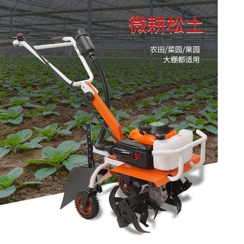 山东农用汽油小林型ZVI旋耕翻土机多功除草机机田农业园工能具微