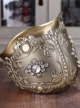 金属垃圾桶家面用桌客厅无迷你UFK卧盖室欧式卫生间意创办公室垃