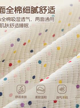 双面全棉棉床盖单秋WNB件冬榻榻纯米夹棉床单套被罩四三件套四季