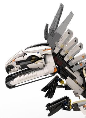 大型恐系列益积木玩具智地绝平RGD线西之境龙猛爪兽