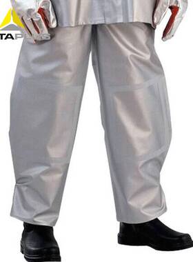 代尔塔PANTA08 403006 镀铝重型防火防化裤 防火防化学喷溅隔热裤