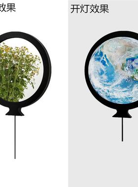 创月亮太阳化妆镜小夜灯合21壁挂镜月意ZAF光灯卧室室浴梳妆台装