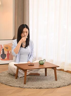 弗洛姆飘窗小桌子折叠榻茶榻窗台日式米矮桌WEJ炕桌习桌家用学几