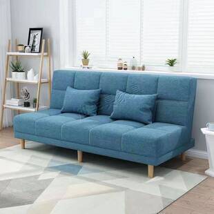 科技布沙发客厅小户型折叠沙发床出租房服装店二用布艺沙发小户P^