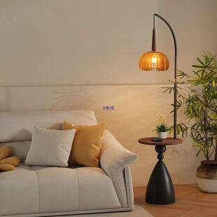 888古风落地灯客体厅沙发旁氛围感茶几法式 复古卧室床柜头中 美式