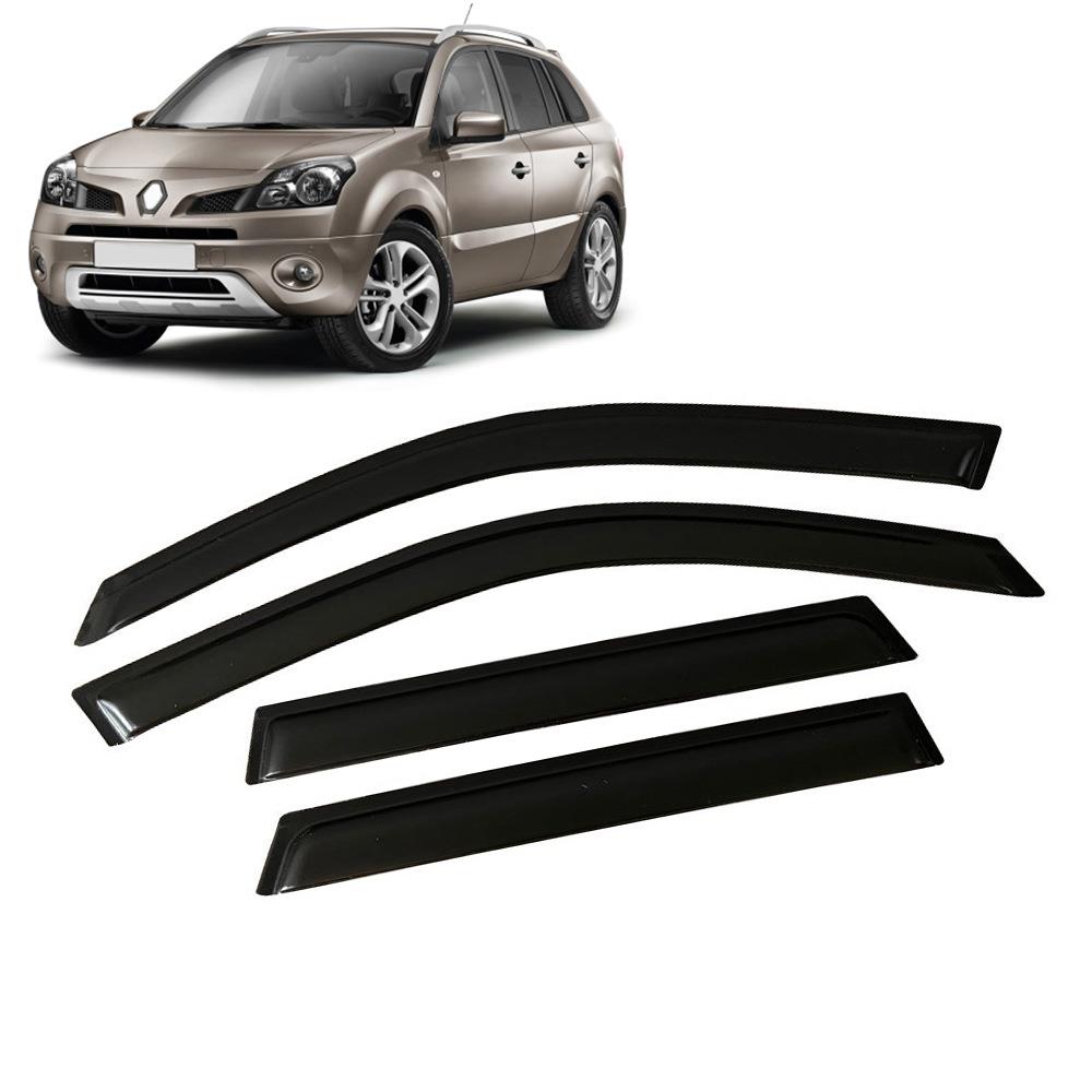 适用Renault Koleos 2008-2015晴雨挡侧窗导流板雨眉加厚注塑透光