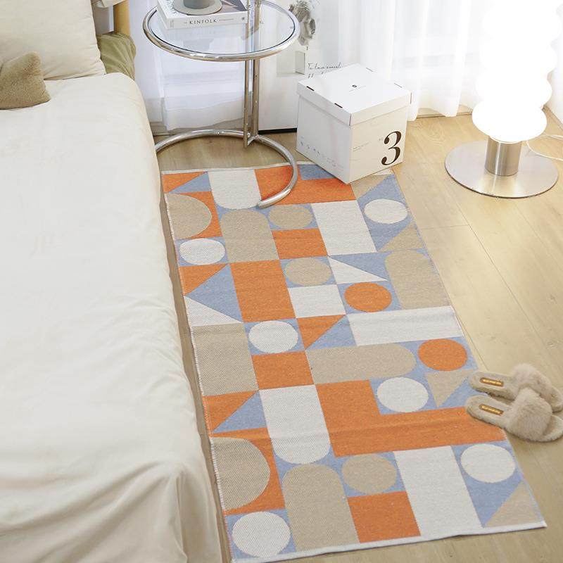 MY棉线编织双面可用提花卷边地垫卧室床边床尾地垫阳台过道地垫,鲜花速递/花卉仿真/绿植园艺,割草机/草坪机,淘宝优惠券,粉丝福利购,淘宝优惠卷