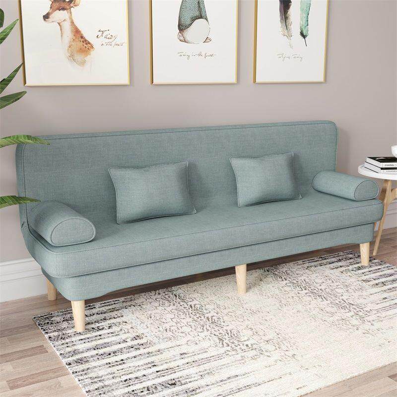 沙发小户型出租房沙发床两用可折叠双人简易网红客厅布艺懒人沙发