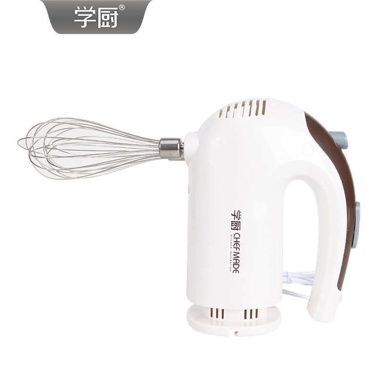 学厨五档电动手持打蛋器铜烘焙搅拌器打发工具家用头电机不锈钢芯