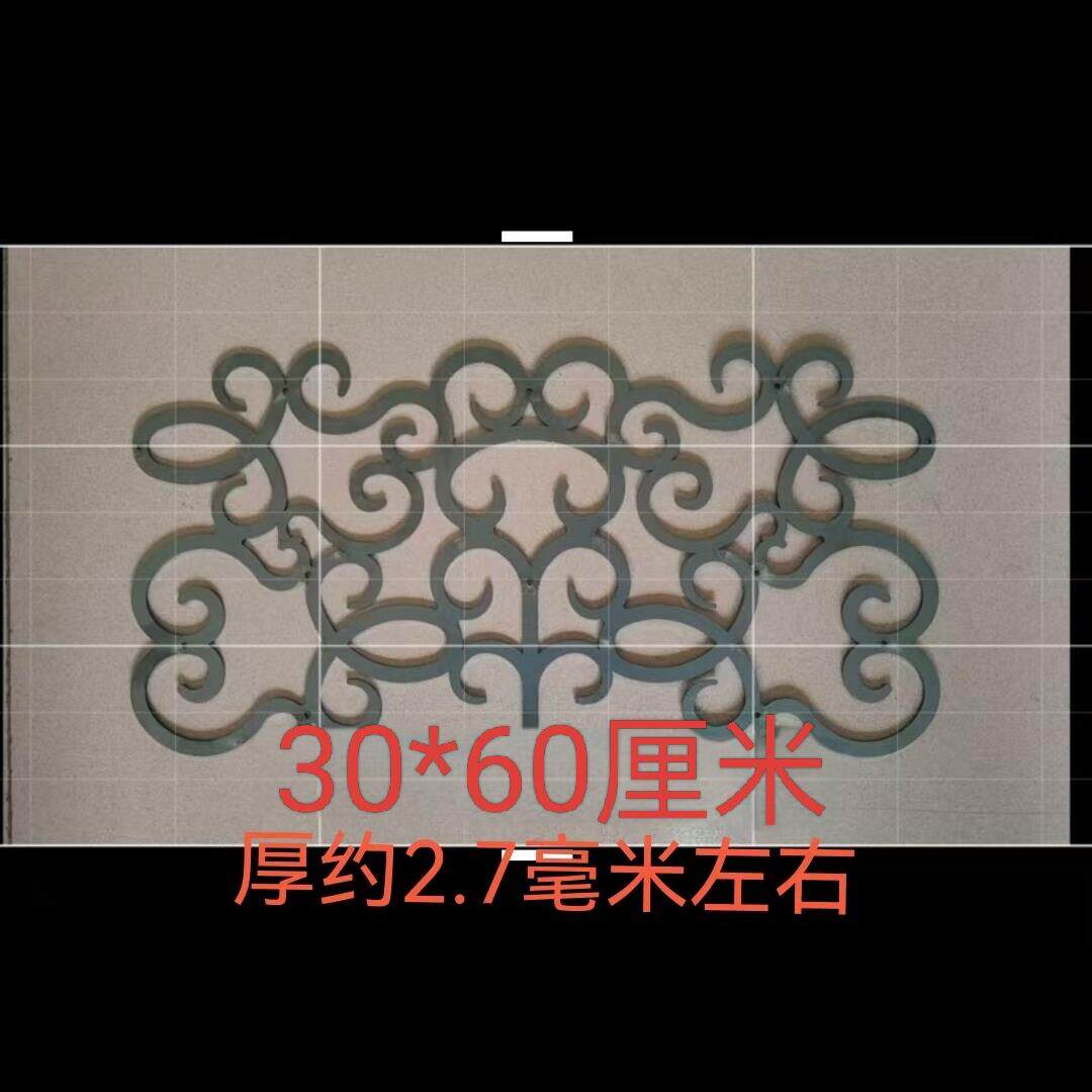 铁艺配件楼梯杆杆大花HTW别墅铁门围栏大门花可焊接艺大门配件铁
