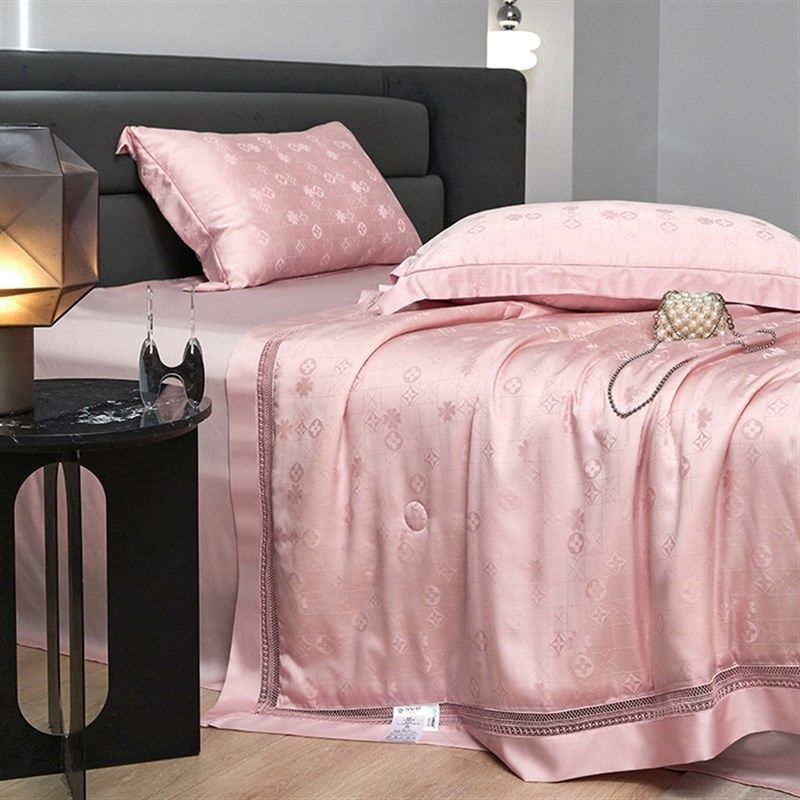 高端LF级兰精天丝提花夏凉被丝柔软滑凉感空调被单独夏被