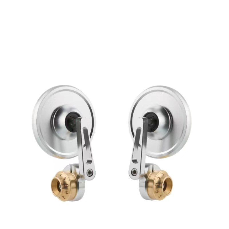 适用RA GT150改装后视镜手把镜GP200 TG300复古反光镜车把倒后镜