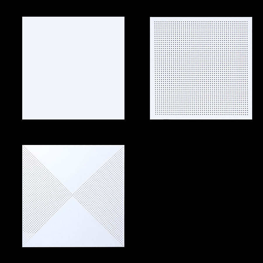 集成吊顶工程铝扣板600×微孔平面卫生间机房铝天花板厨房600铝板