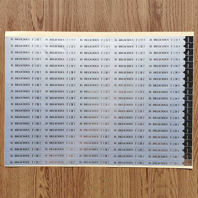 烘焙手工糕点西点饼干蛋糕标签标贴透明长条贴纸盒圆桶封口不干胶