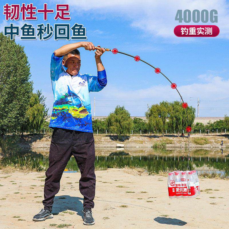 木伸缩迷你小4.5米路亚竿仿短节路亚抛竿便携式杆小远投路竿渔轮