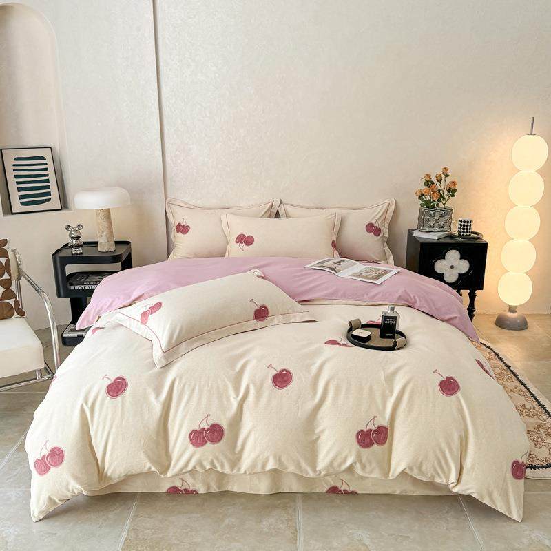 秋冬AB版全棉磨毛四件套纯棉加厚保暖床单被套床上用品南通家纺,鲜花速递/花卉仿真/绿植园艺,割草机/草坪机,淘宝优惠券,粉丝福利购,淘宝优惠卷