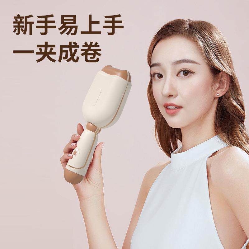 新款可爱夹板猫爪蛋卷卷发棒蓬松护发卷发器女生波浪卷发型卷发器