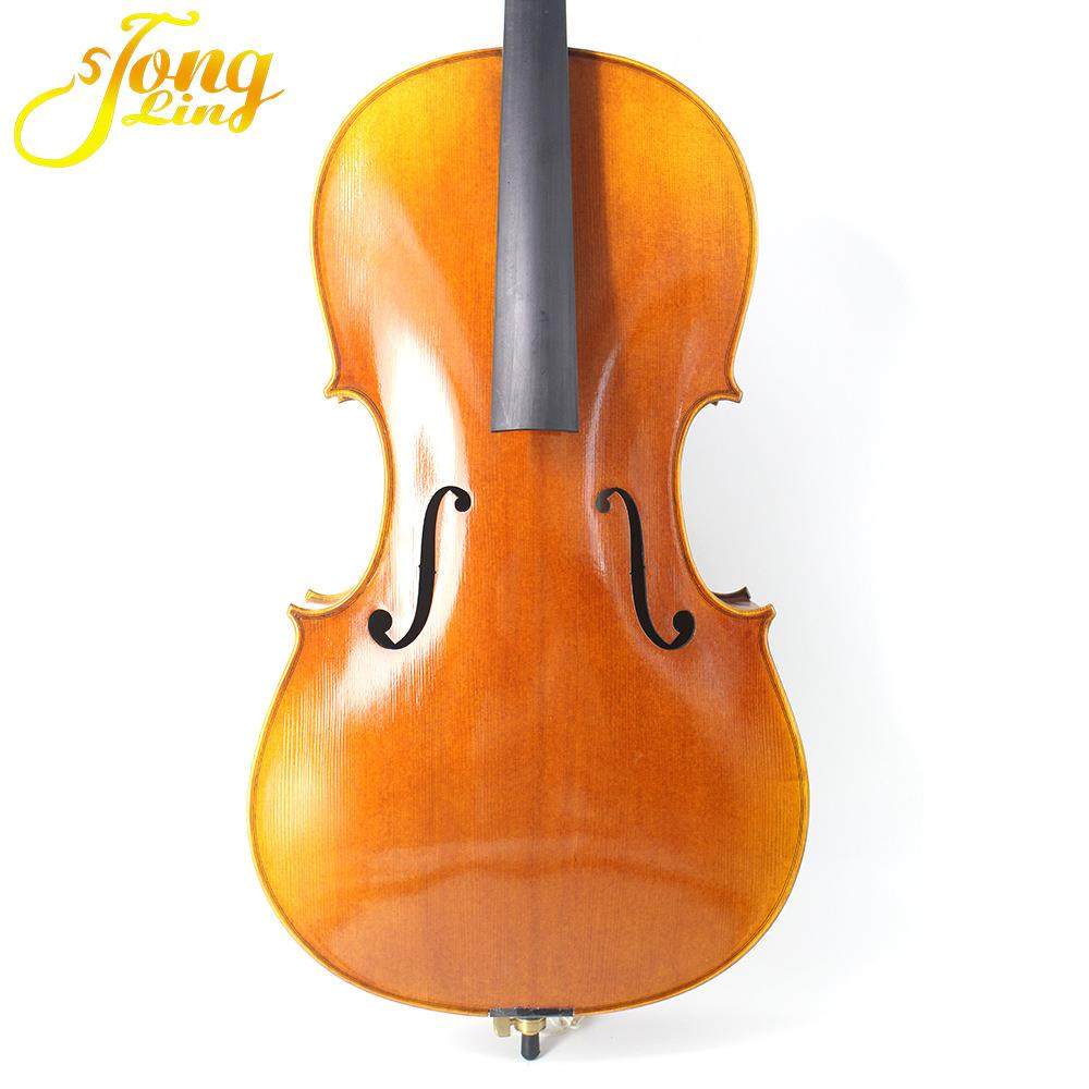 通灵乐器 优质枫木材料 乌木配置 高档手工油性漆大提琴