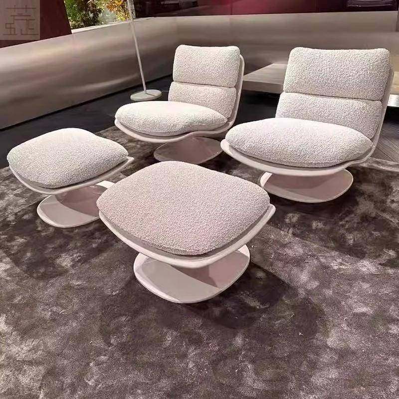 意大利设计师Minottii懒人沙发椅别墅样板间意式网红旋转休闲椅