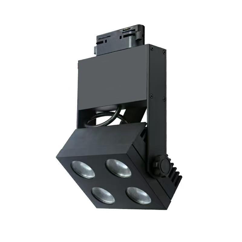 LED方形轨道射灯博物馆画廊美术馆服装店橱窗展示灯20W 40w60w