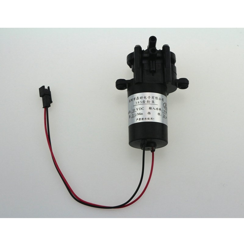 微型家用抽水泵385齿轮耐高温耐腐蚀V直流自吸抽油洗牙器水泵