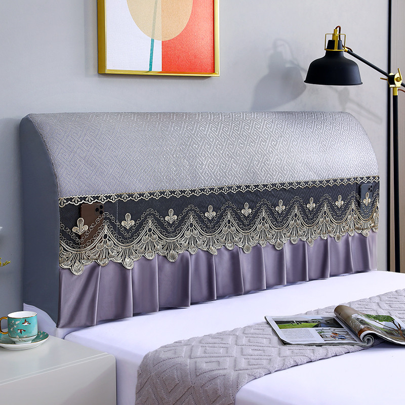 夏季全包床头罩软包简约现代防尘软包床头罩木床靠背罩2023新款