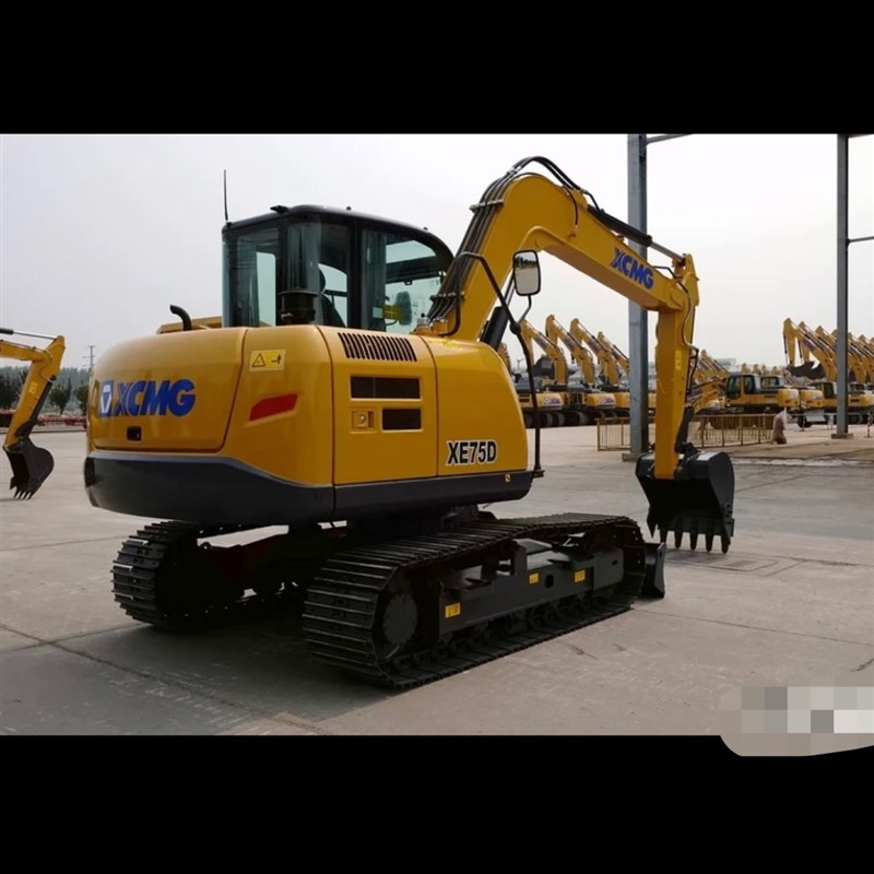 工程机械挖掘机徐工XE75D  55  0  85  95D贴纸 蓝色XCMG标志