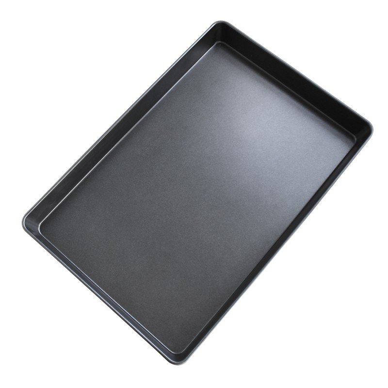 商用不粘烤盘长方形0x烤箱用披萨蛋糕面包不沾铝烤盆烘焙模具