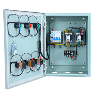 定制成套三相380V电机正反转控制箱2.2 18.5KW搅拌机卷扬机配电箱