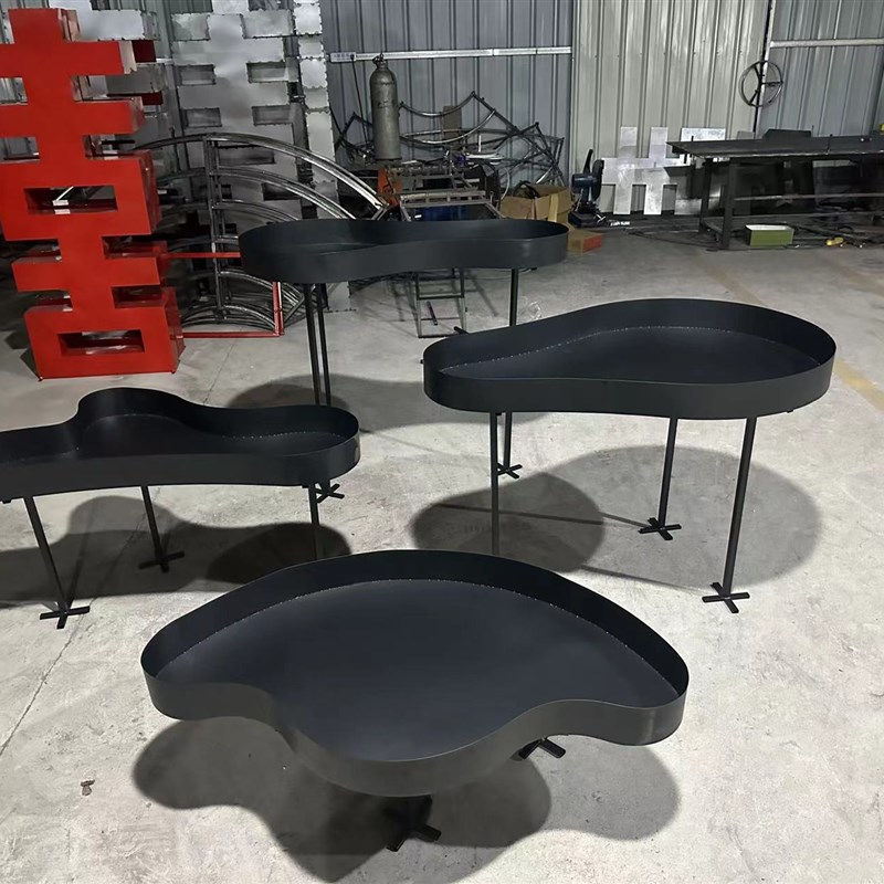 婚庆道具波浪铁艺甜品台云朵甜品台四件花器摆件花架子舞台摆件