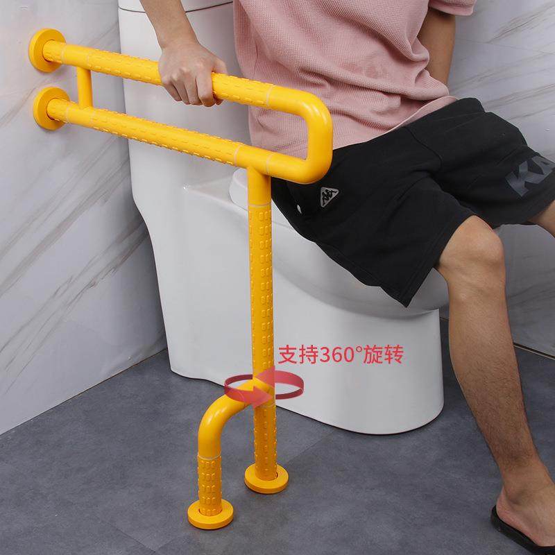 卫生间扶手浴室老人安全残疾便不PC锈钢厕所无障碍6G人0带坐器室